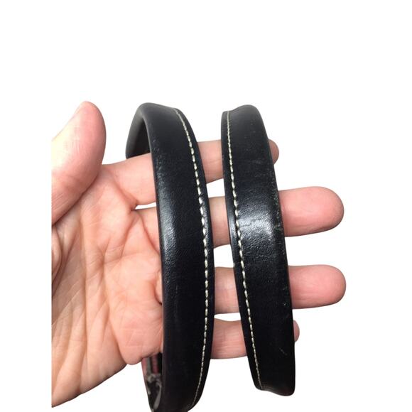 Kate Spade New York Medium Pink Canvas & Leather Satchel Shoulder Bag - Picture 11 of 16